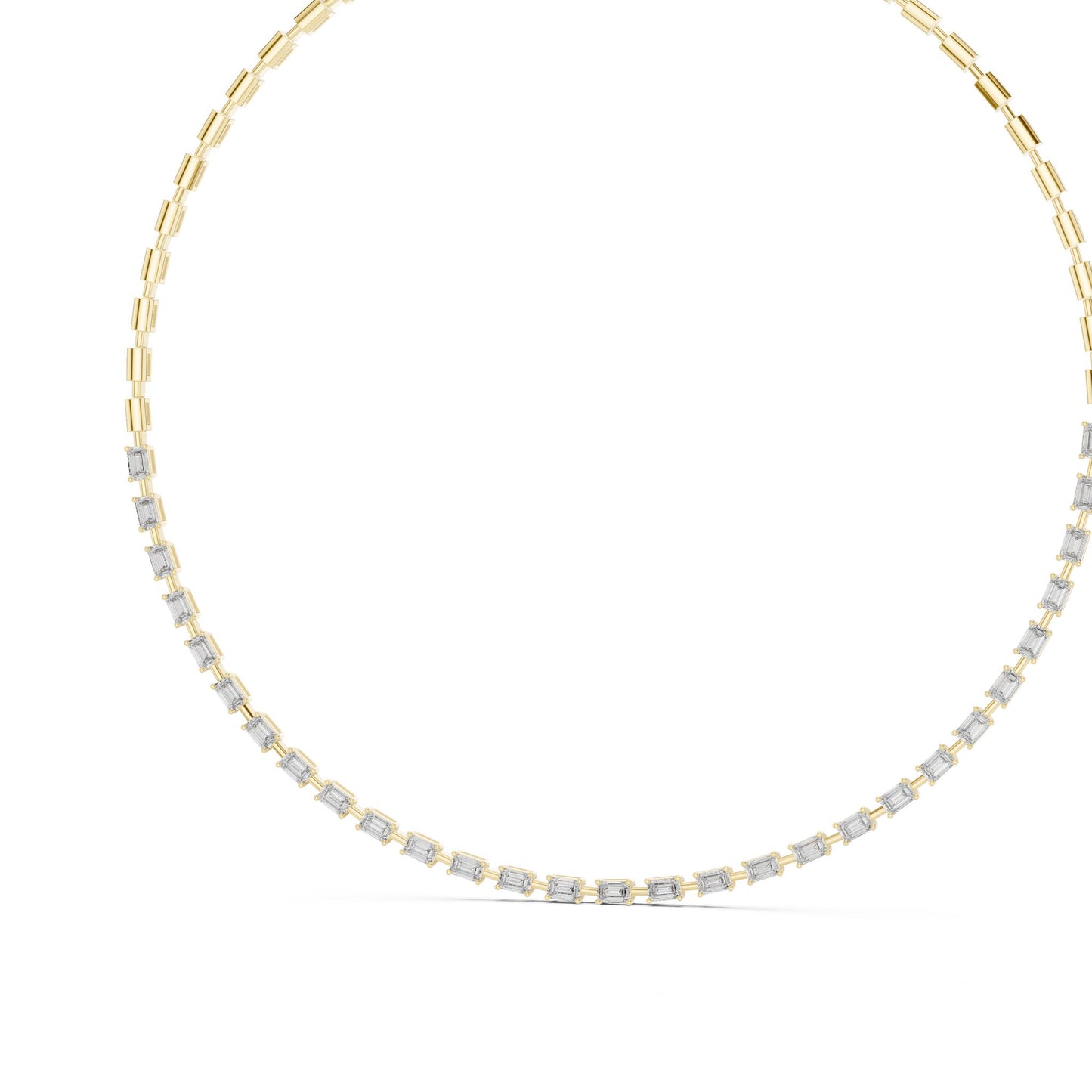 Round Lab Grown Diamond Pave Pendant