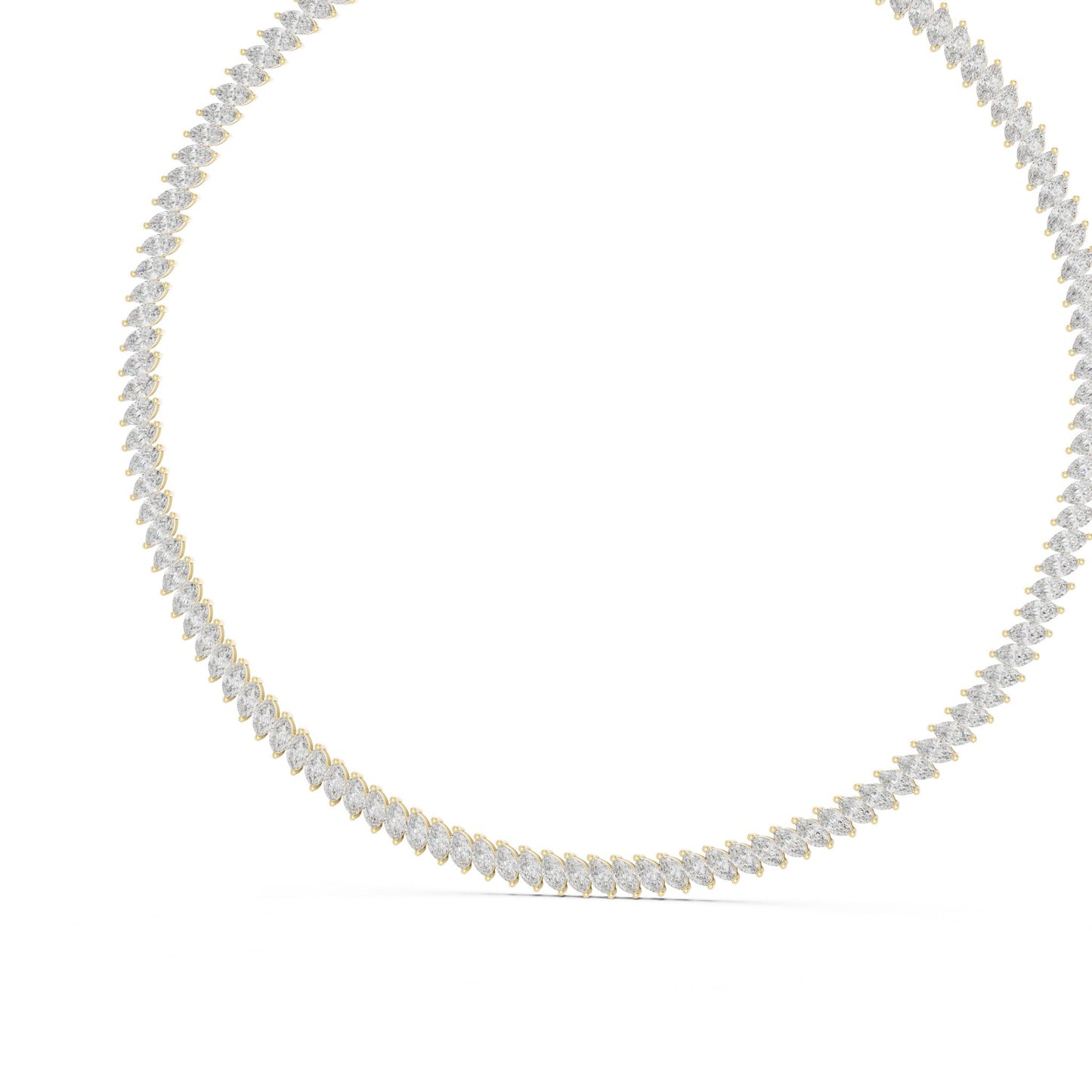 Round Lab Grown Diamond Pave Pendant