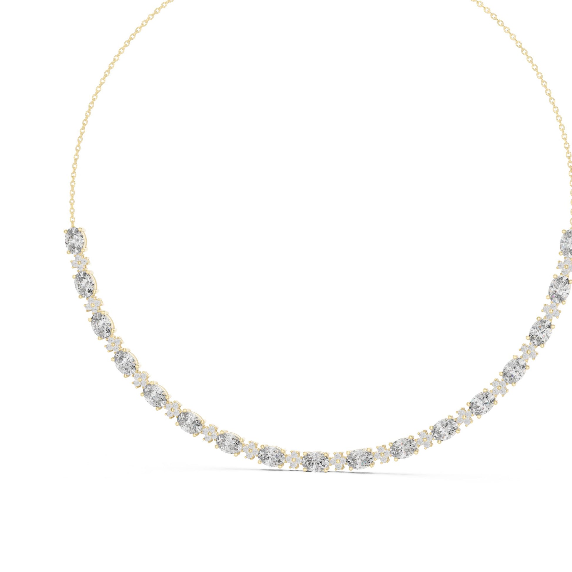 Round Lab Grown Diamond Pave Pendant