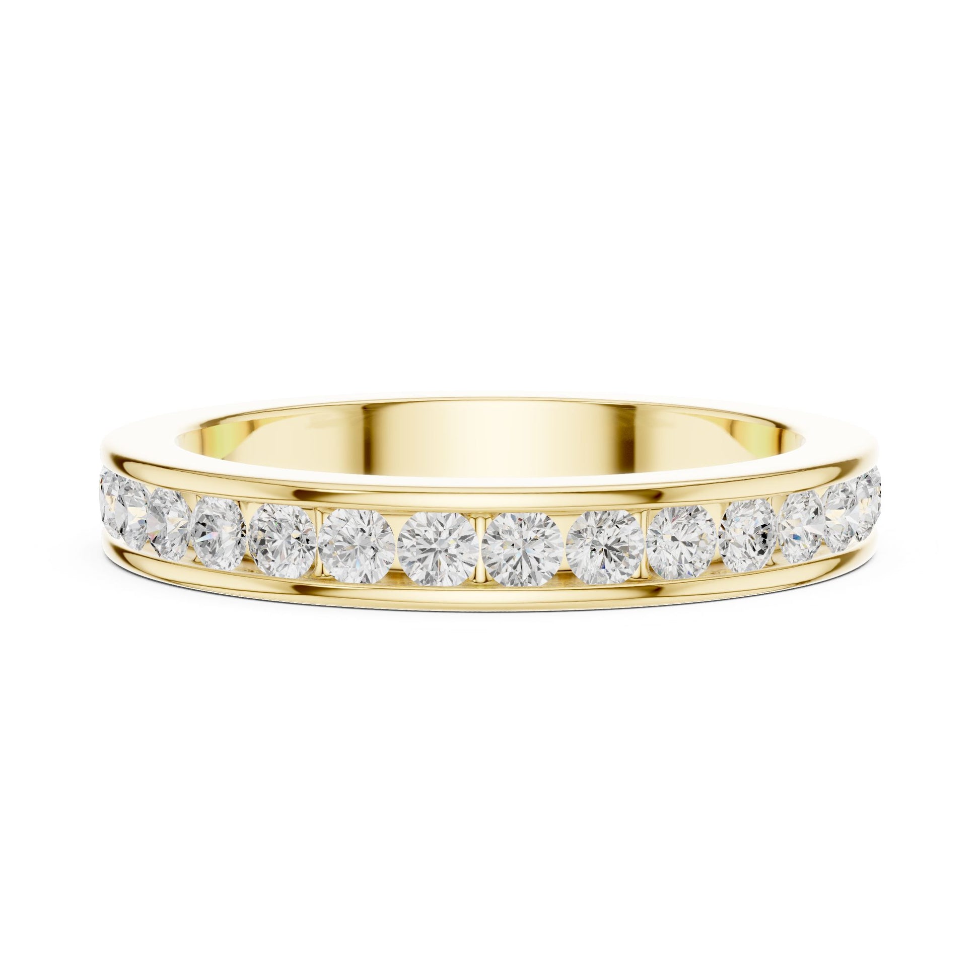 Men's Round Lab Grown Diamond Pave Ring