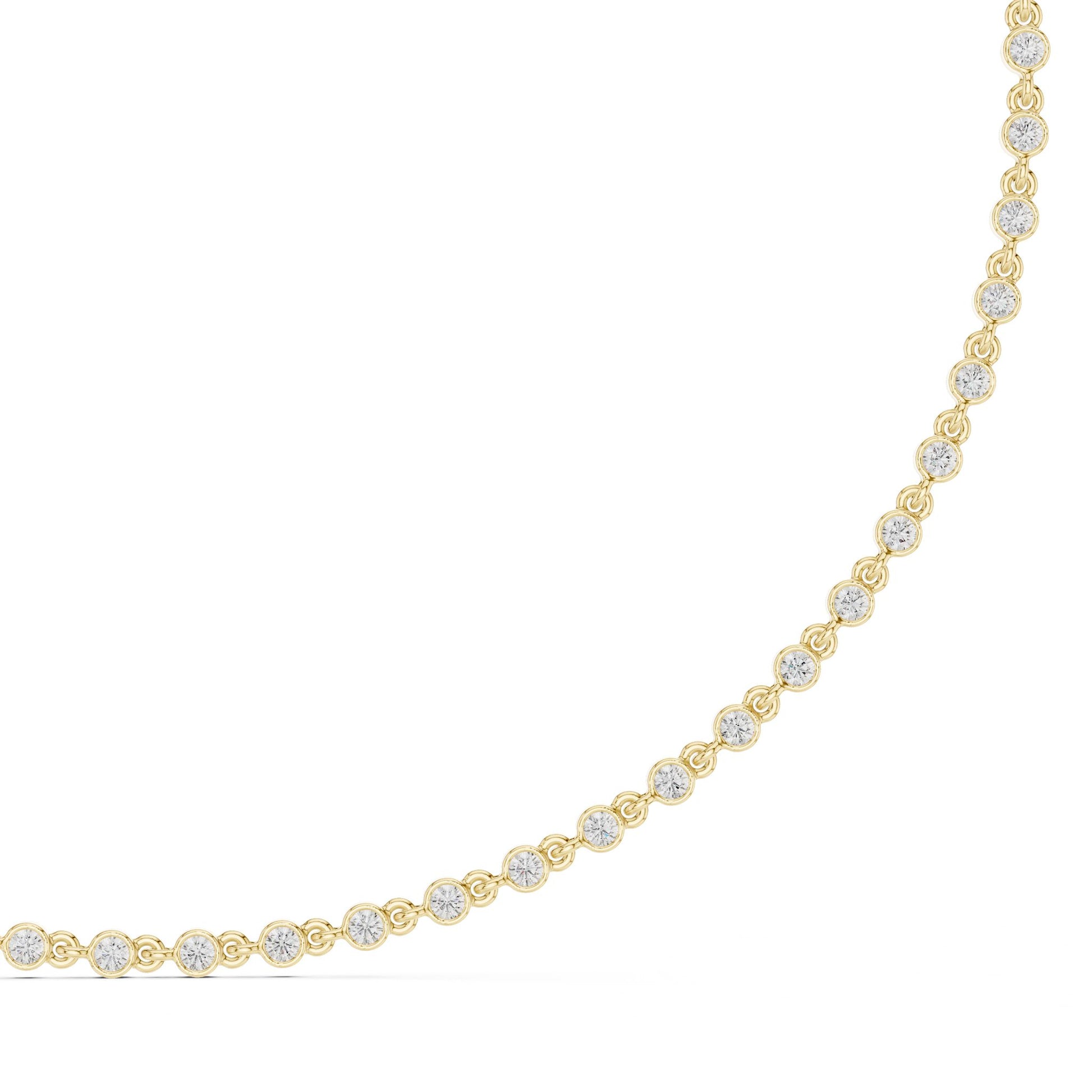 Round Lab Grown Diamond Pave Pendant