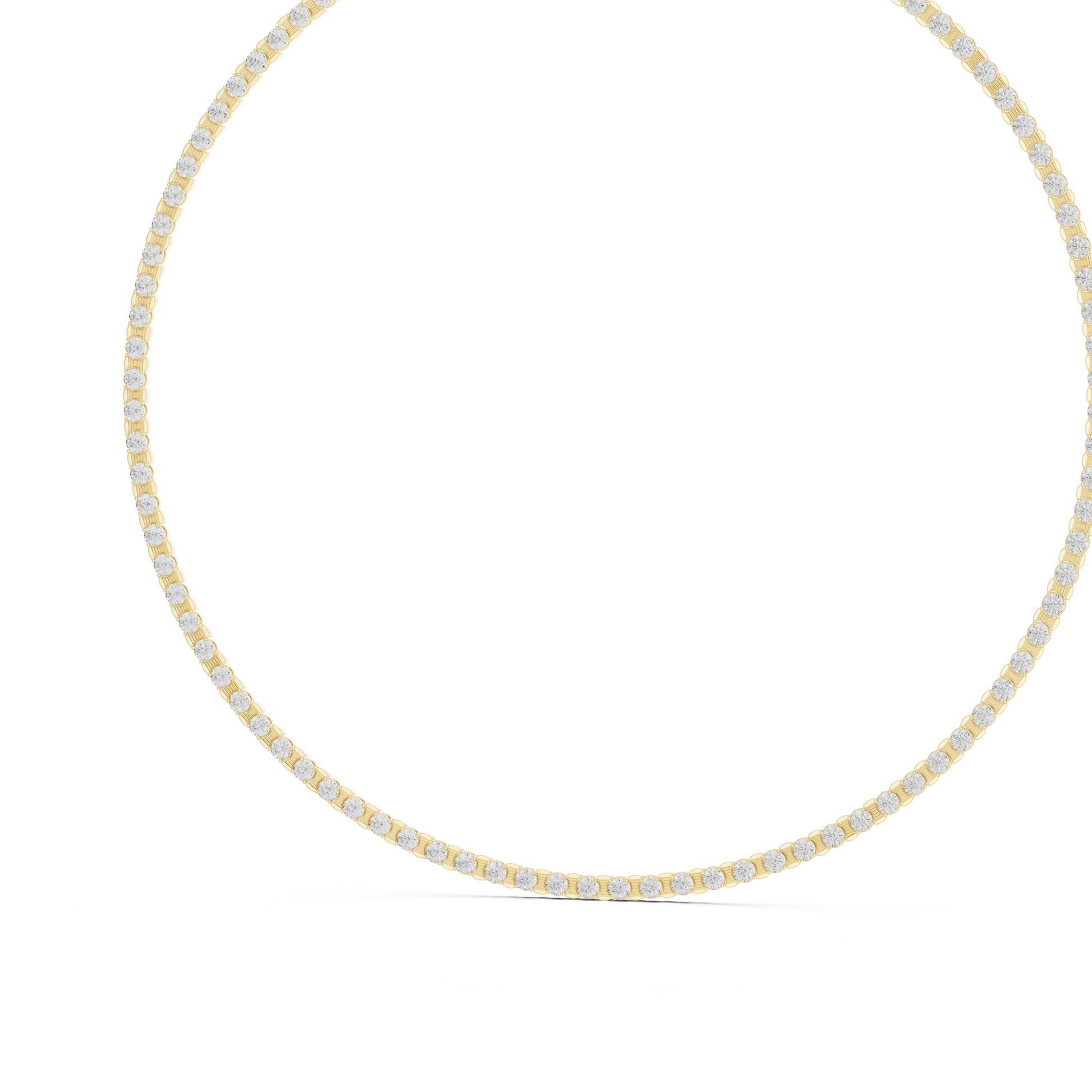 Round Lab Grown Diamond Pave Pendant