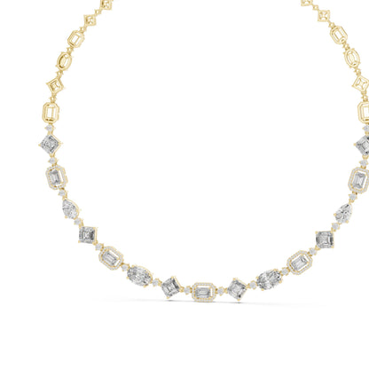 Round Lab Grown Diamond Pave Pendant
