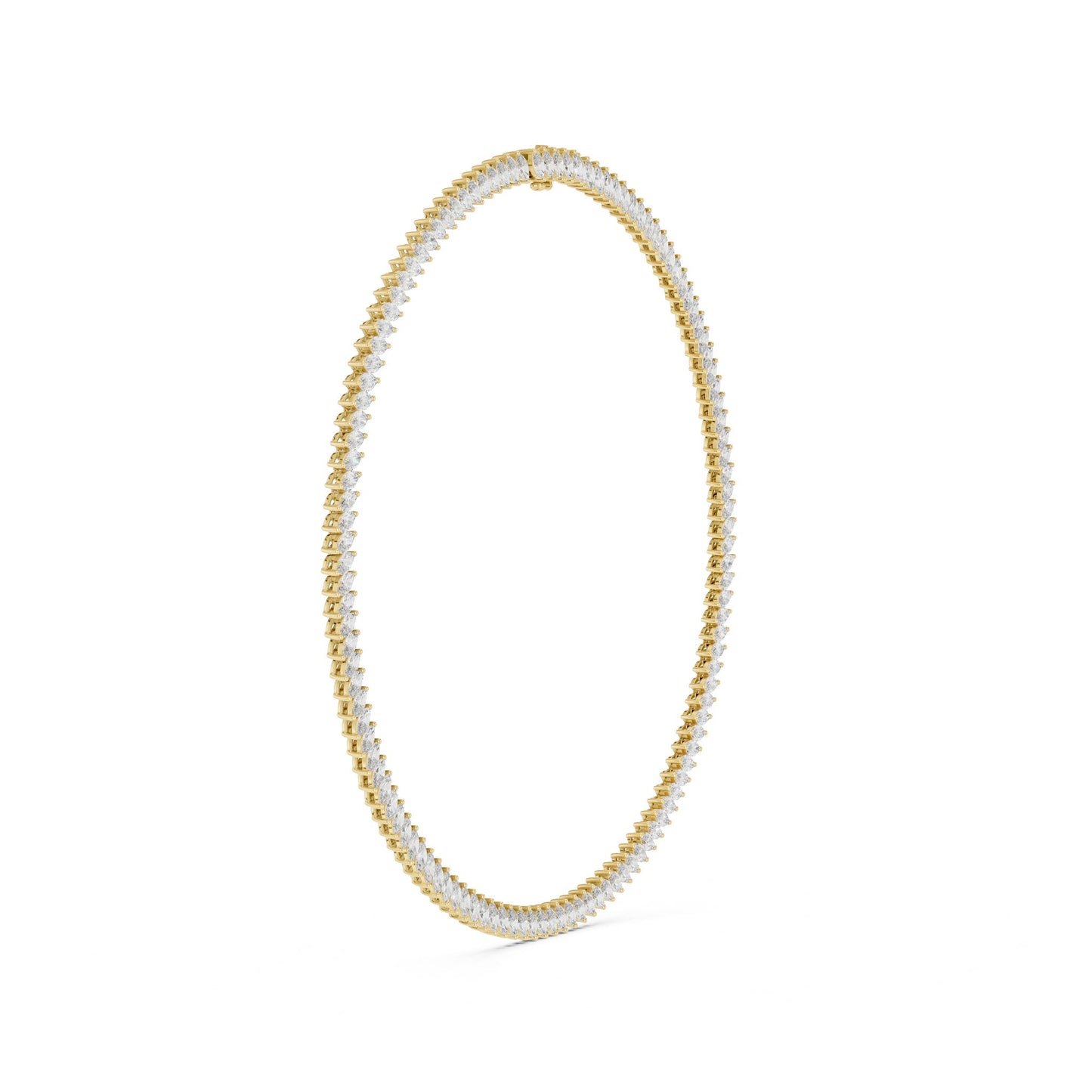 Round Lab Grown Diamond Pave Pendant
