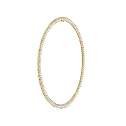 Round Lab Grown Diamond Pave Pendant