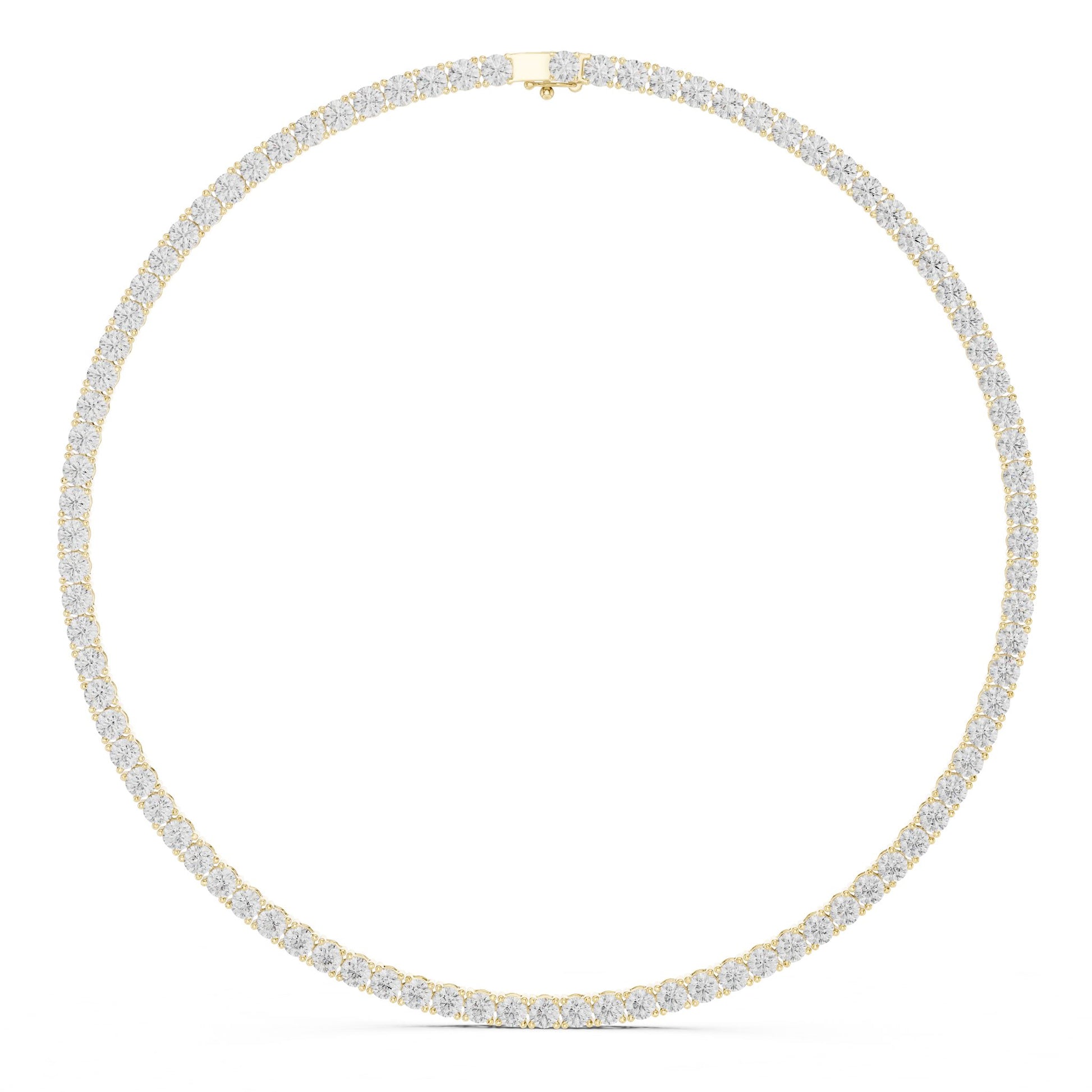 Round Lab Grown Diamond Pave Pendant