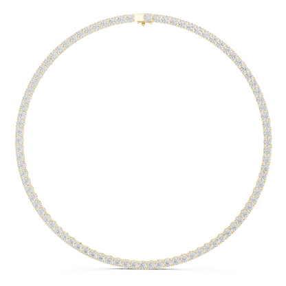 Round Lab Grown Diamond Pave Pendant