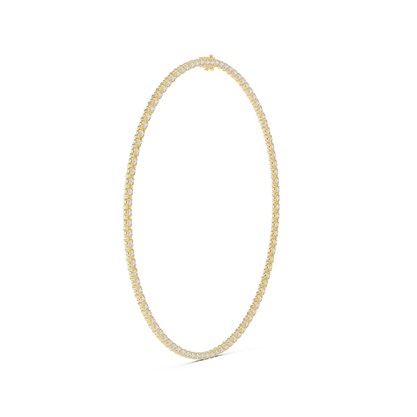 Round Lab Grown Diamond Pave Pendant