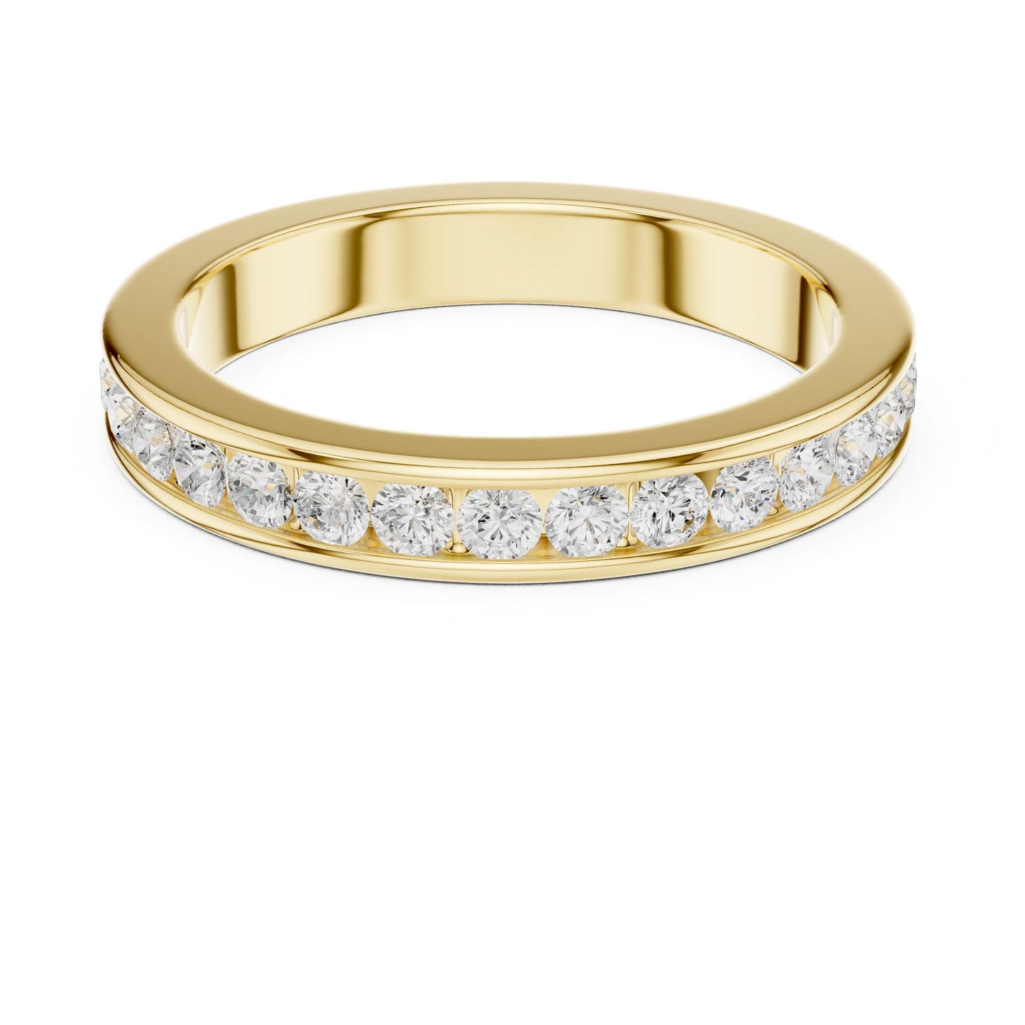 Men's Round Lab Grown Diamond Pave Ring