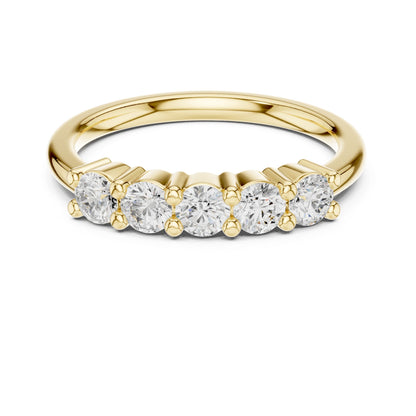 Round Lab Grown Diamond Pave Engagement Ring
