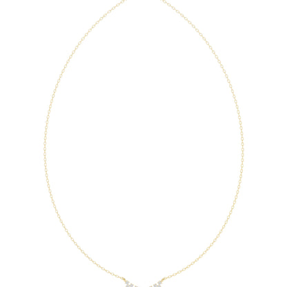 Round Lab Grown Diamond Pave Pendant
