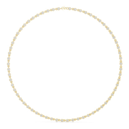 Round Lab Grown Diamond Pave Pendant