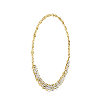 Round Lab Grown Diamond Pave Pendant