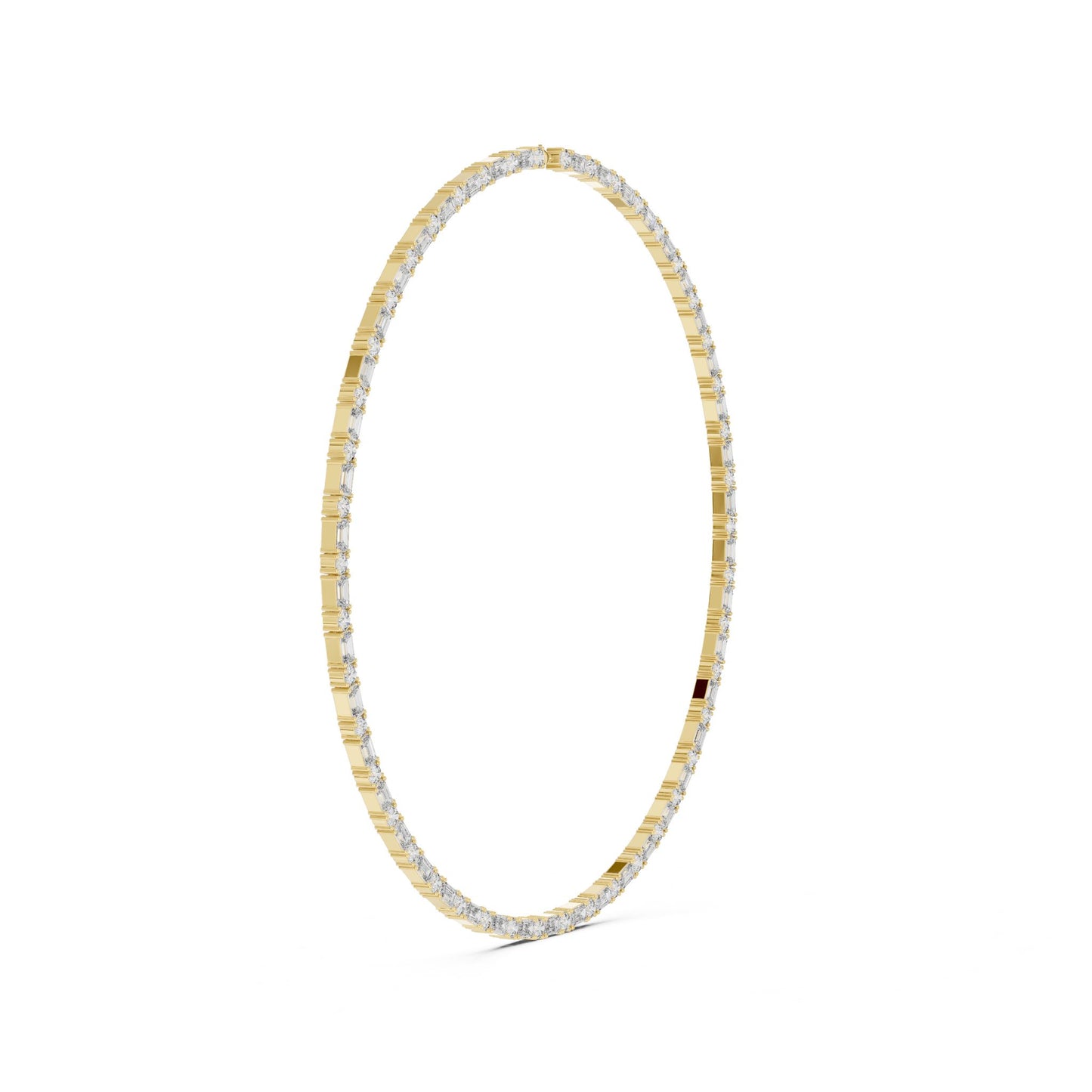 Round Lab Grown Diamond Pave Pendant