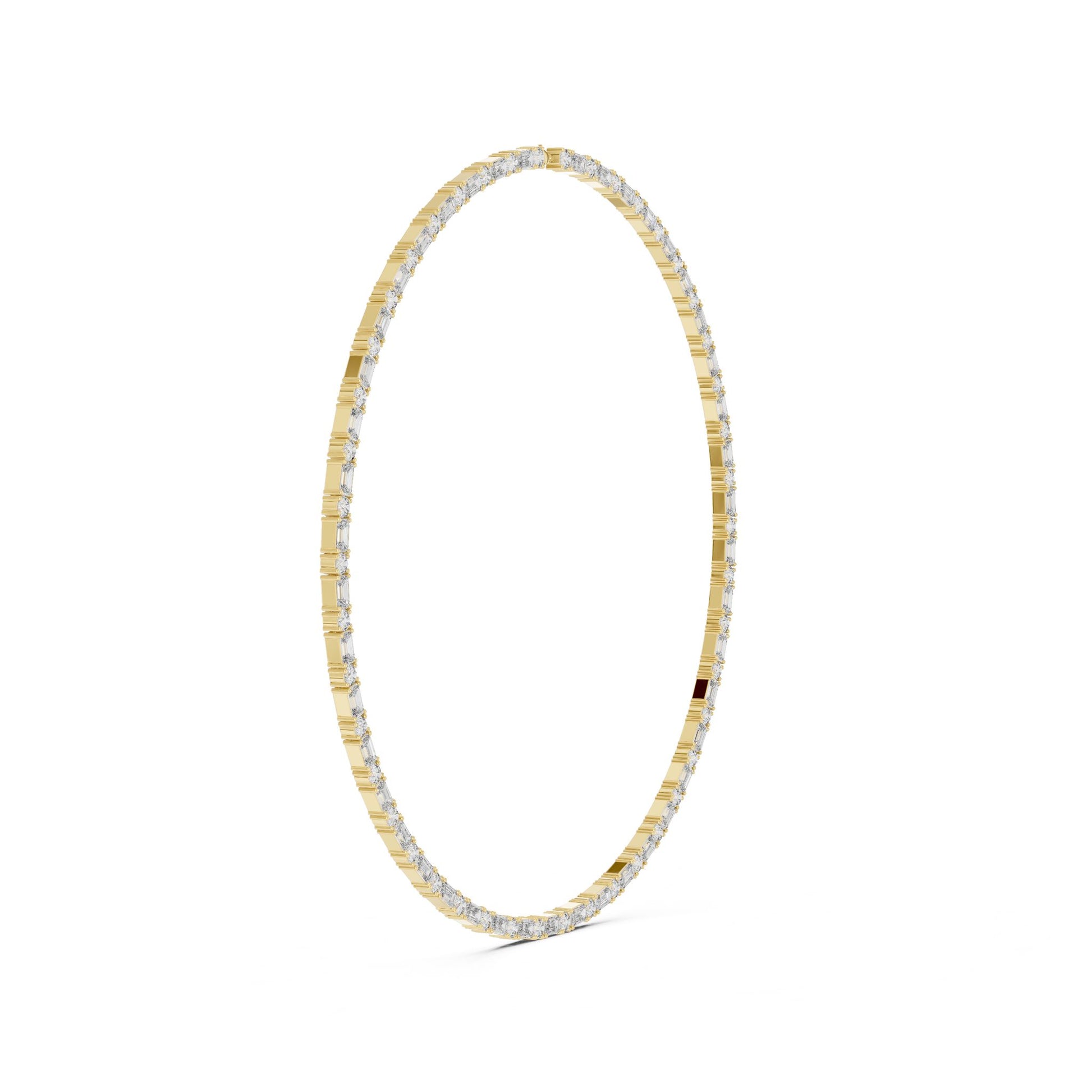 Round Lab Grown Diamond Pave Pendant