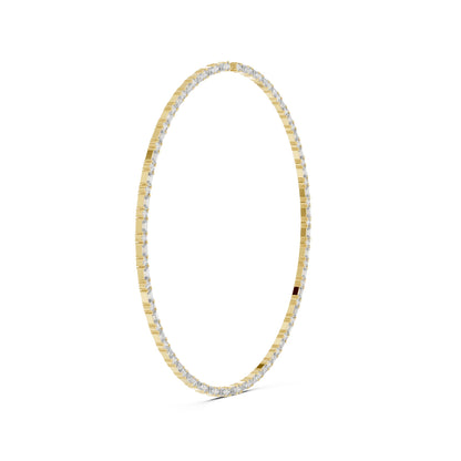 Round Lab Grown Diamond Pave Pendant