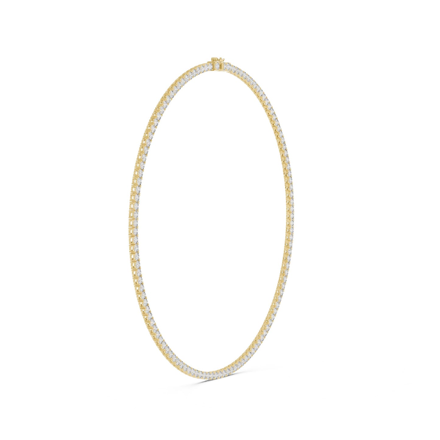 Round Lab Grown Diamond Pave Pendant