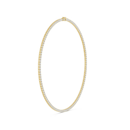 Round Lab Grown Diamond Pave Pendant