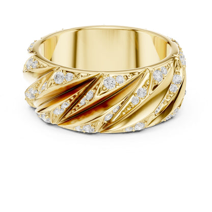 Men's Round Lab Grown Diamond Pave Ring