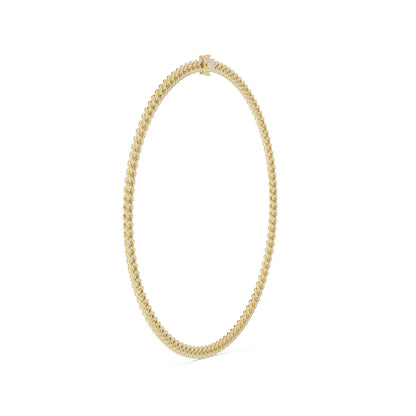 Round Lab Grown Diamond Pave Pendant