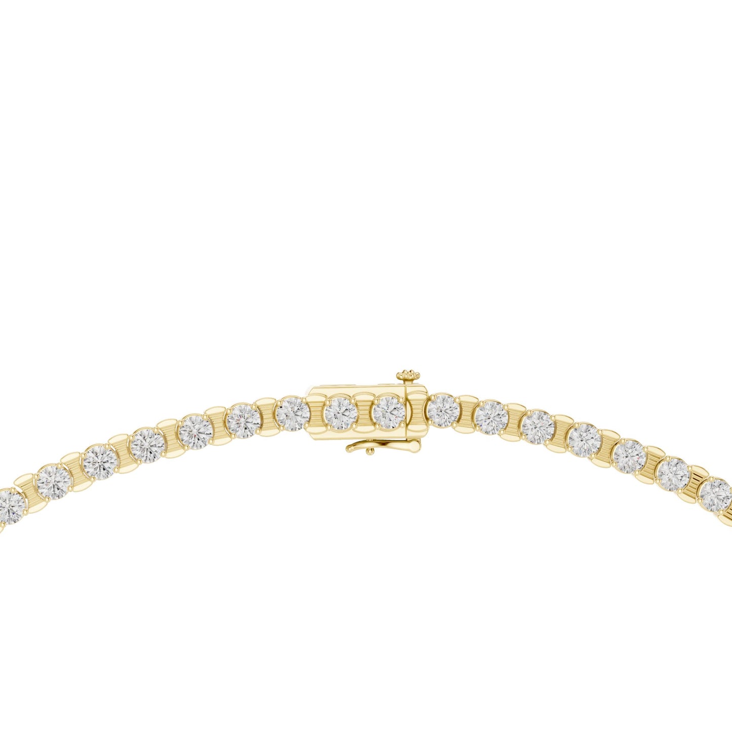 Round Lab Grown Diamond Pave Pendant