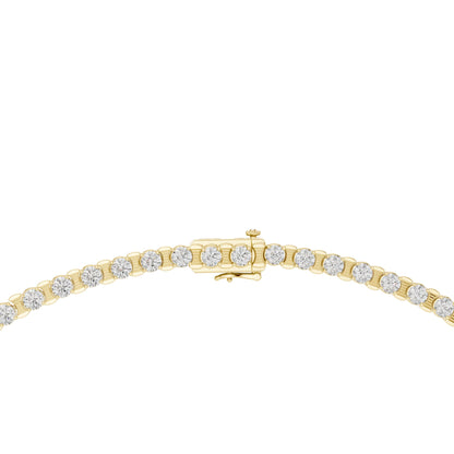 Round Lab Grown Diamond Pave Pendant