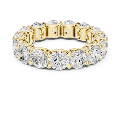 Round Lab Grown Diamond Pave Engagement Ring