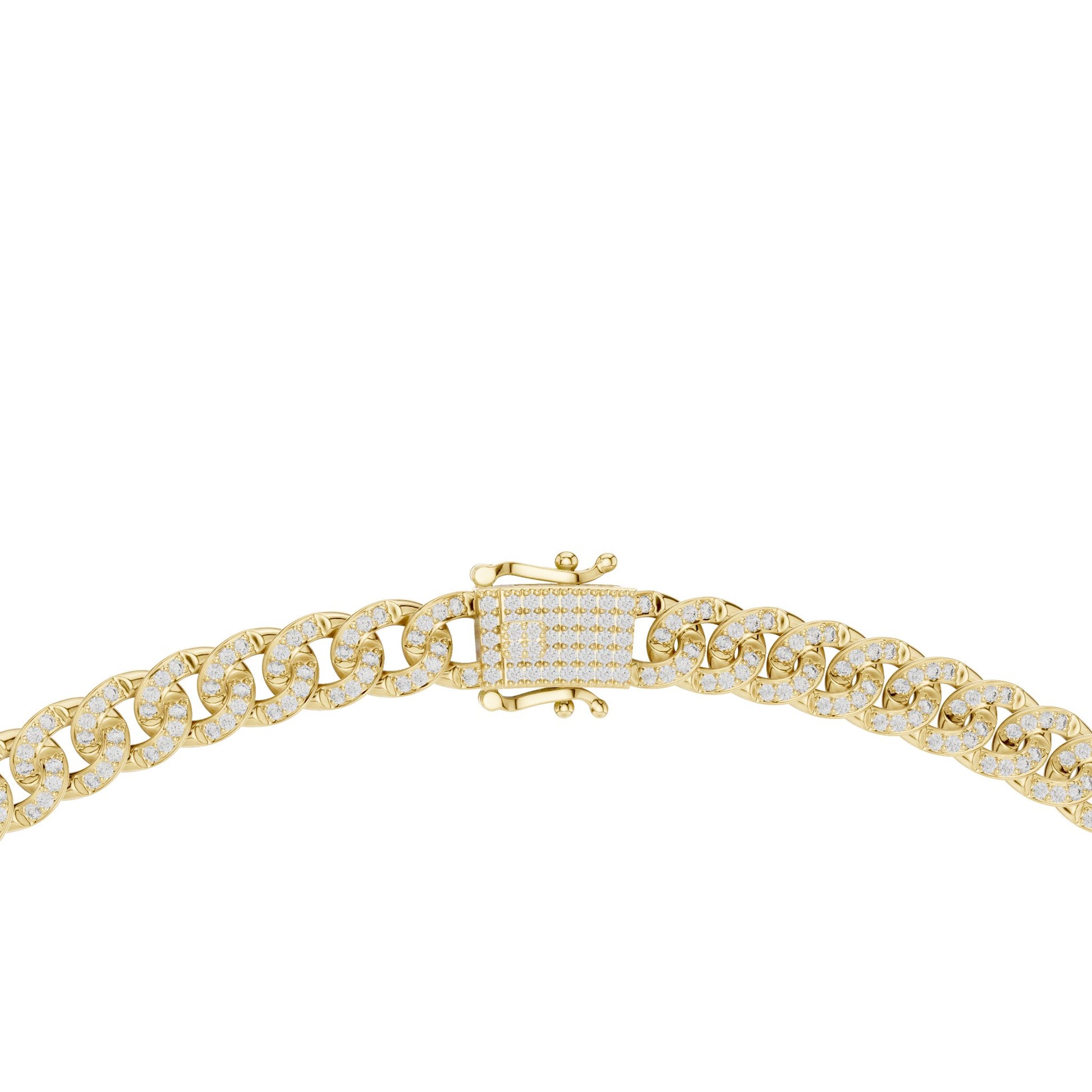 Round Lab Grown Diamond Pave Pendant