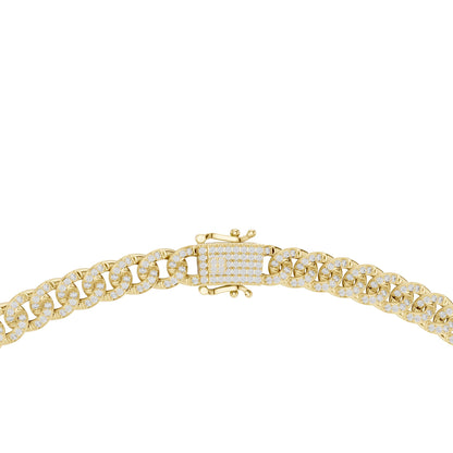Round Lab Grown Diamond Pave Pendant