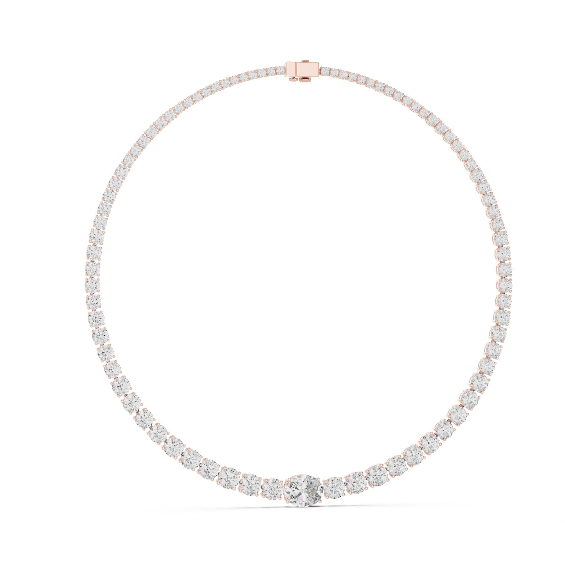 Round Lab Grown Diamond Pendant