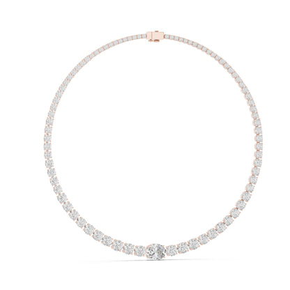 Round Lab Grown Diamond Pendant