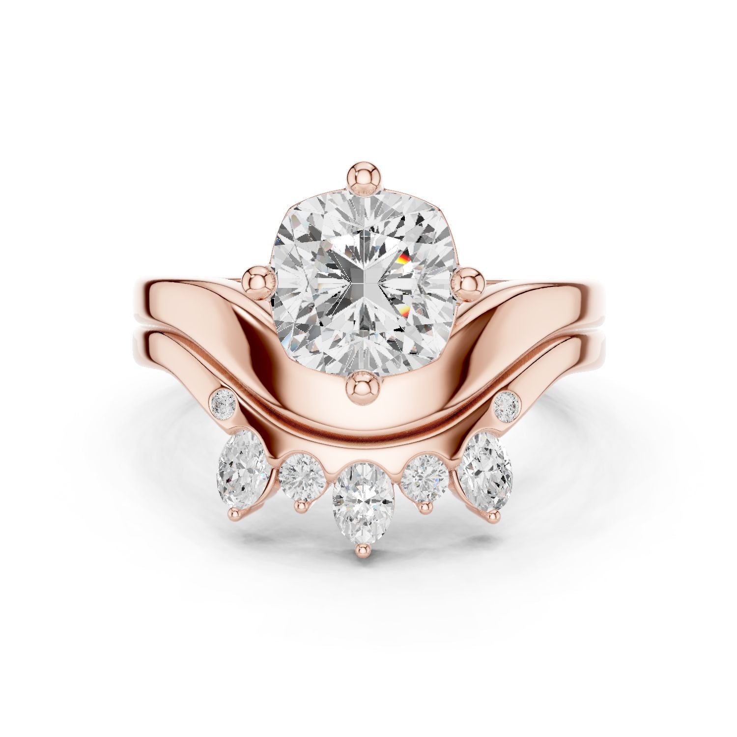 Round Lab Grown Diamond Solitaire Engagement Ring