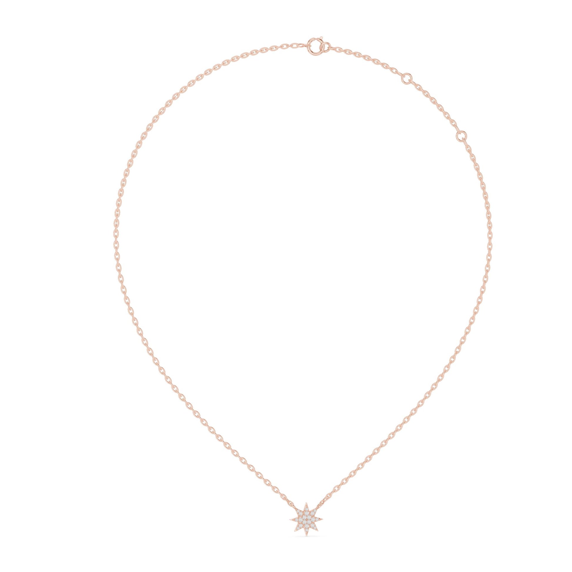 Round Lab Grown Diamond Pendant