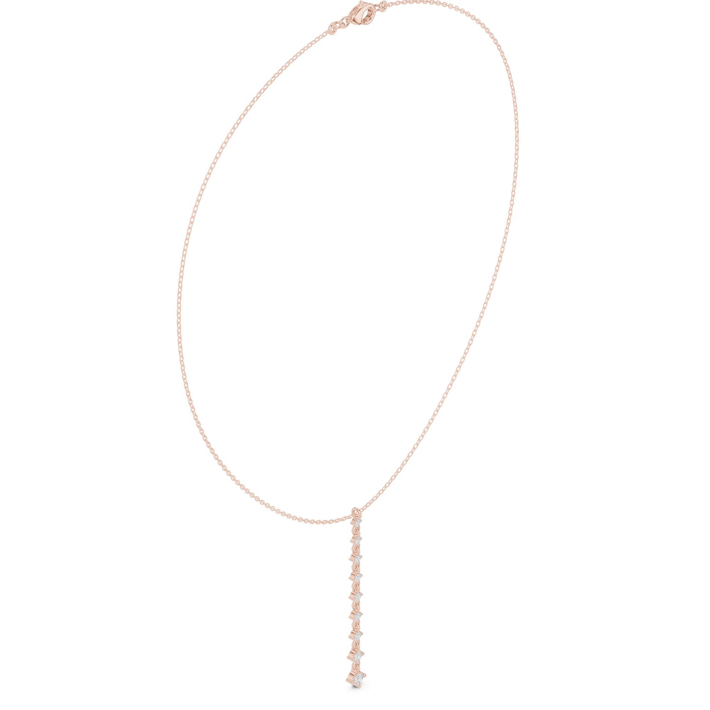 Round Lab Grown Diamond Pendant