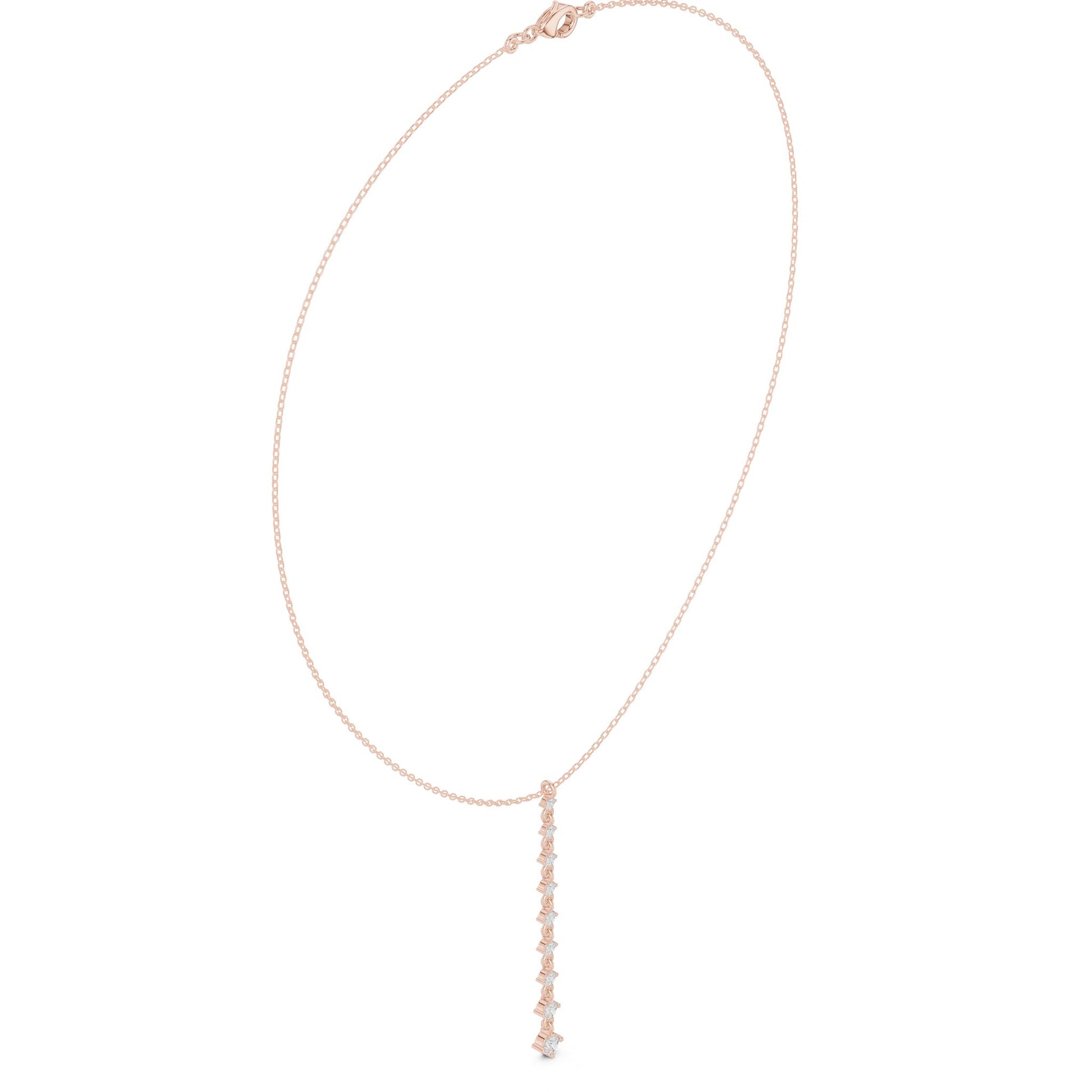Round Lab Grown Diamond Pendant