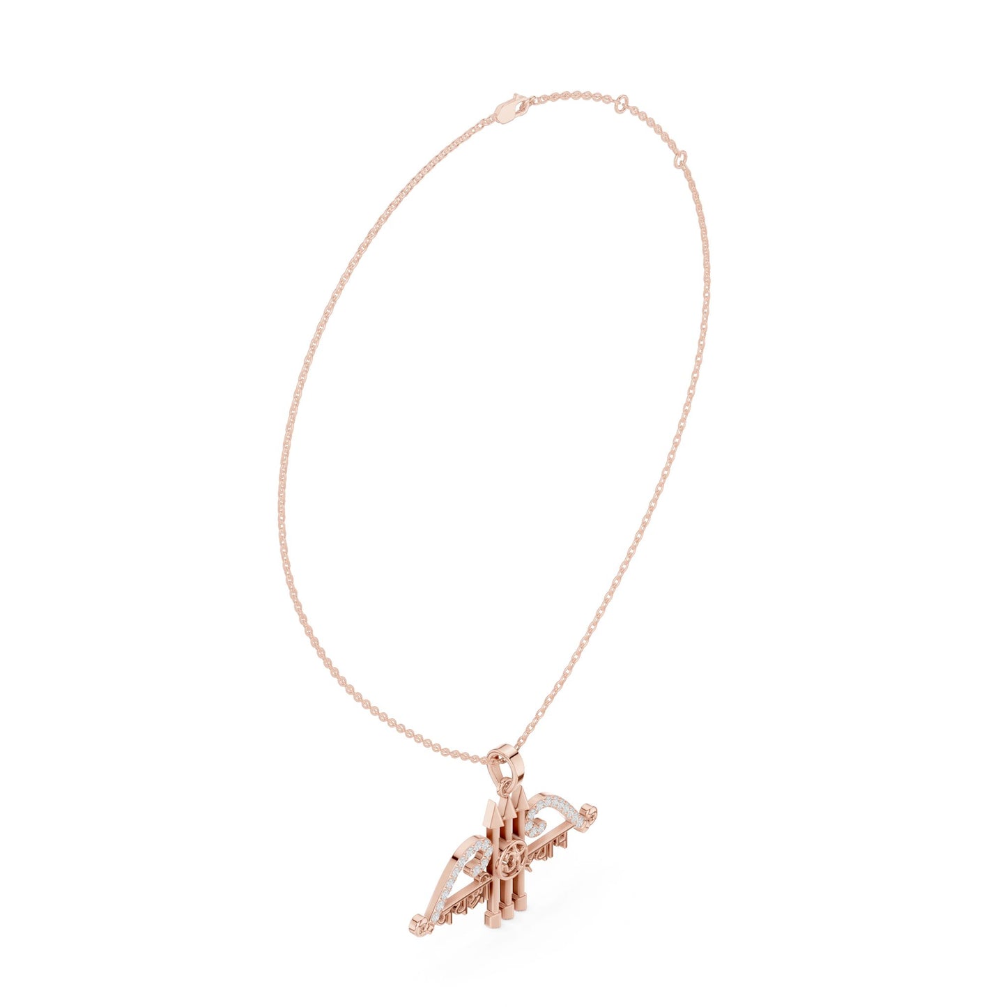 Round Lab Grown Diamond Pendant