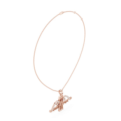 Round Lab Grown Diamond Pendant