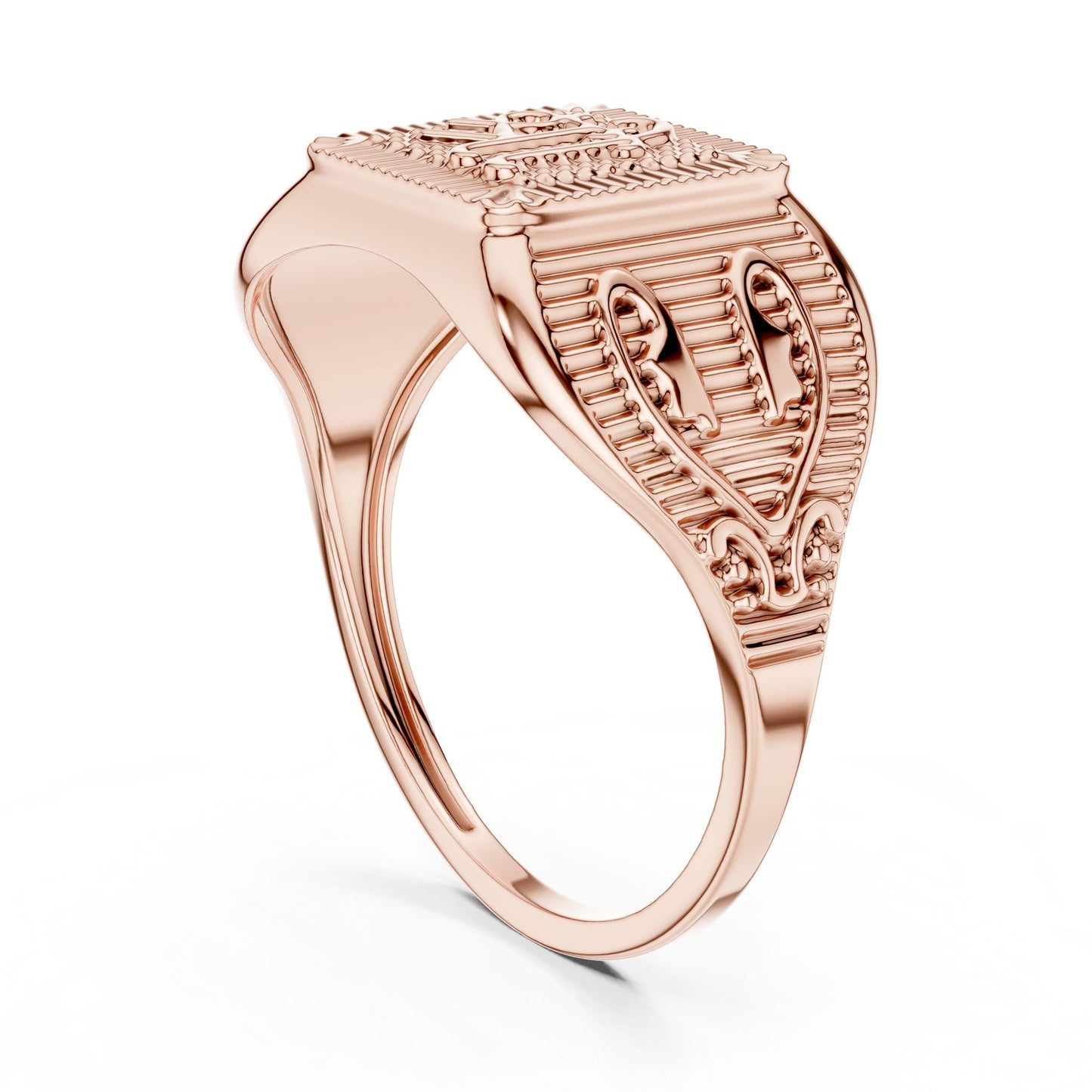Men's Round Lab Grown Diamond Ring