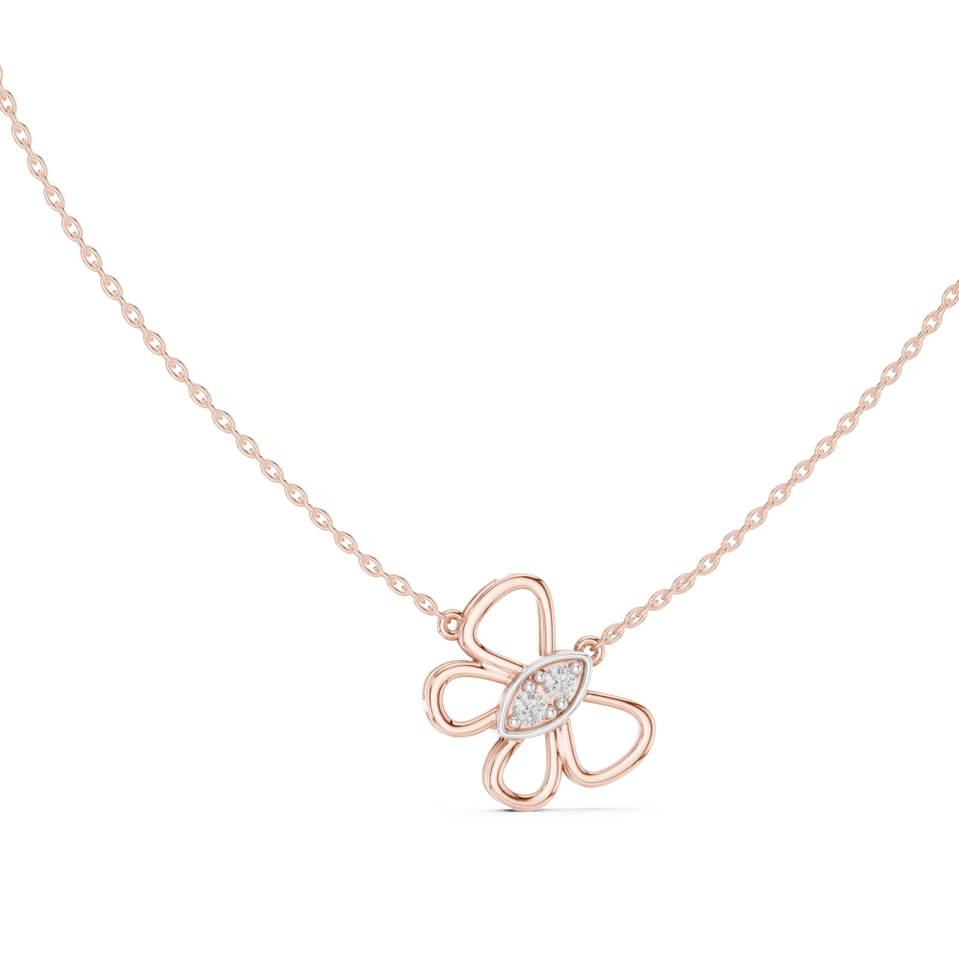 Round Lab Grown Diamond Pendant