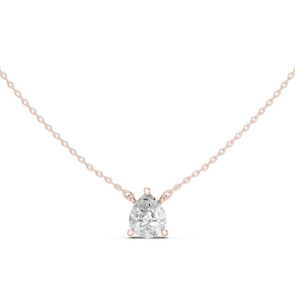 Round Lab Grown Diamond Pendant