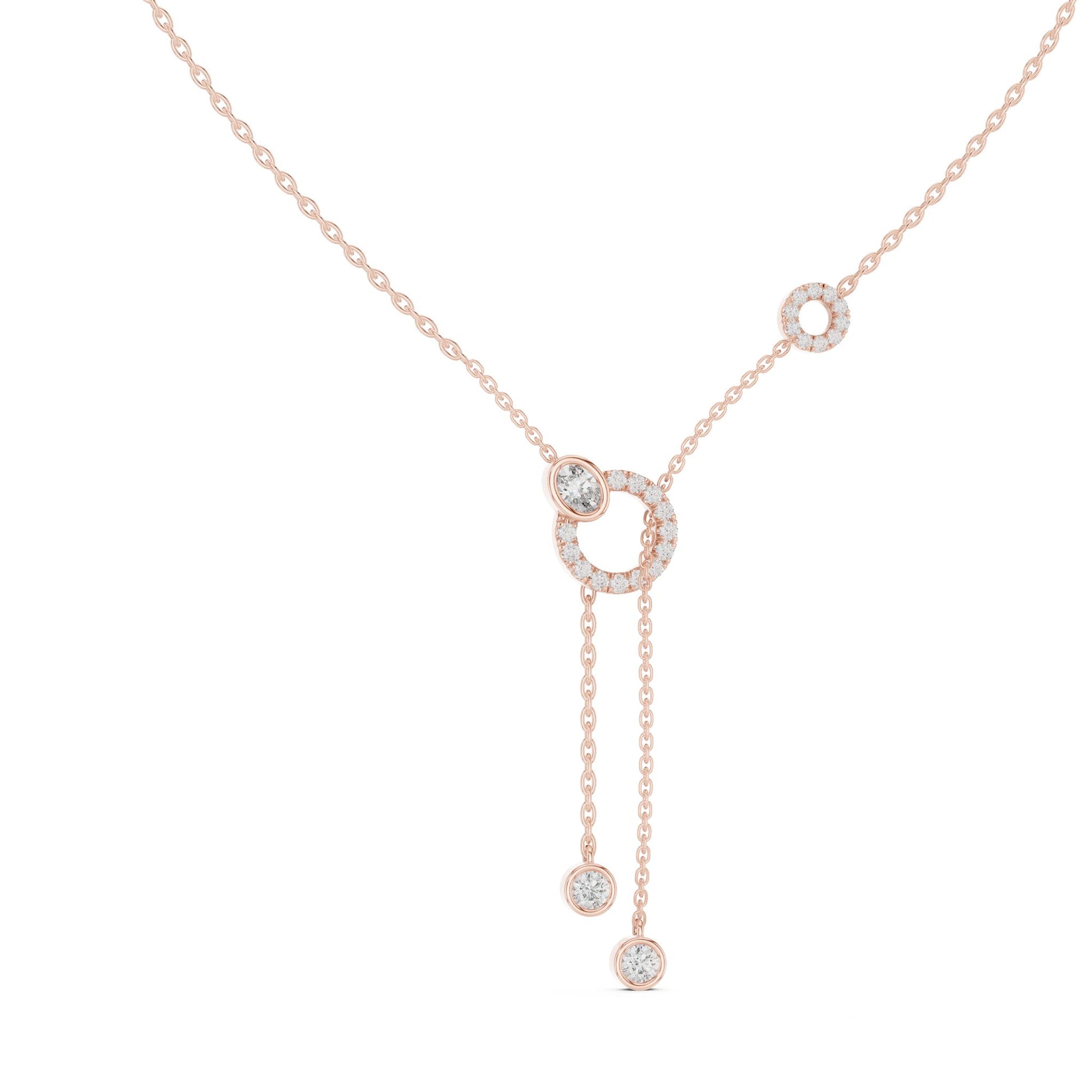 Round Lab Grown Diamond Pendant