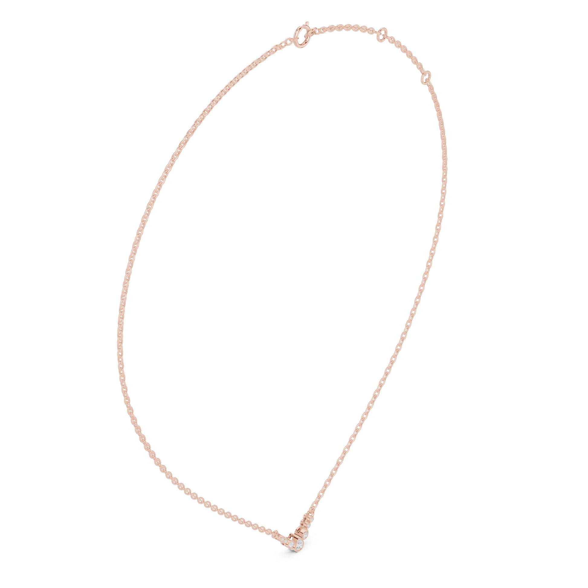 Round Lab Grown Diamond Pendant