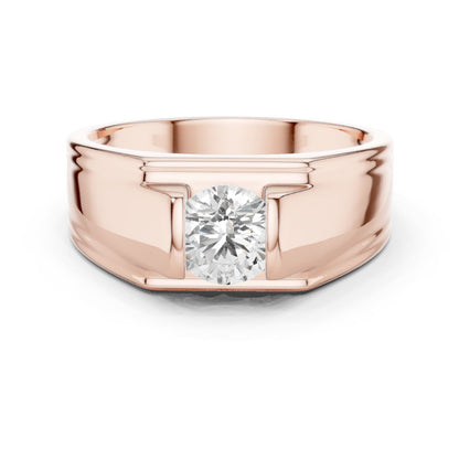 Men's Round Lab Grown Diamond Ring