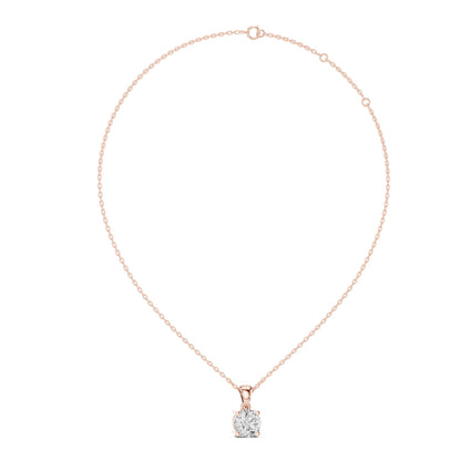 Round Lab Grown Diamond Pendant