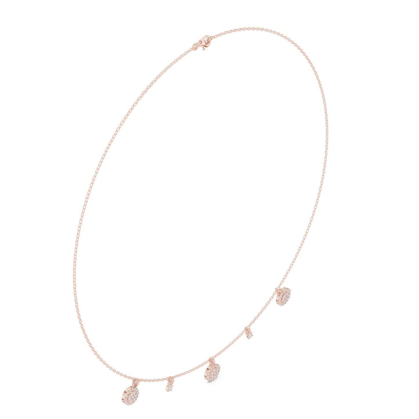 Round Lab Grown Diamond Pendant