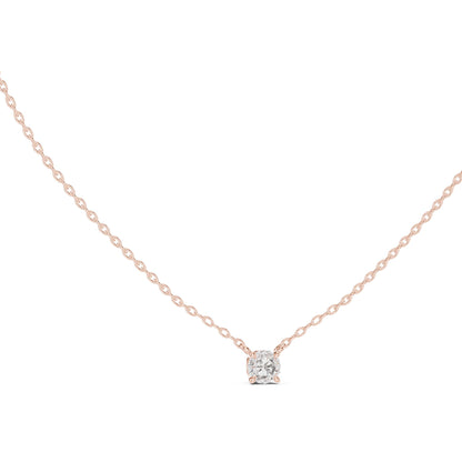 Round Lab Grown Diamond Pendant