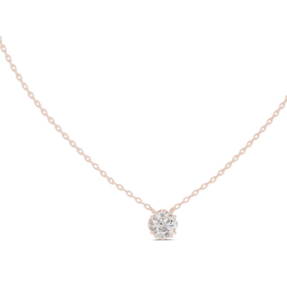 Round Lab Grown Diamond Pendant