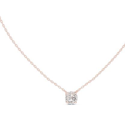 Round Lab Grown Diamond Pendant