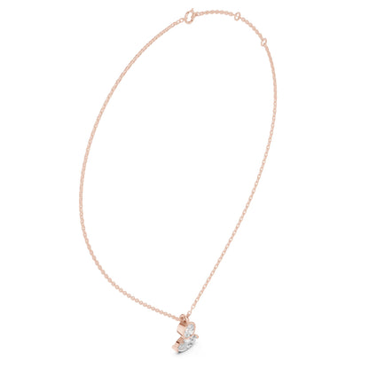 Round Lab Grown Diamond Pendant