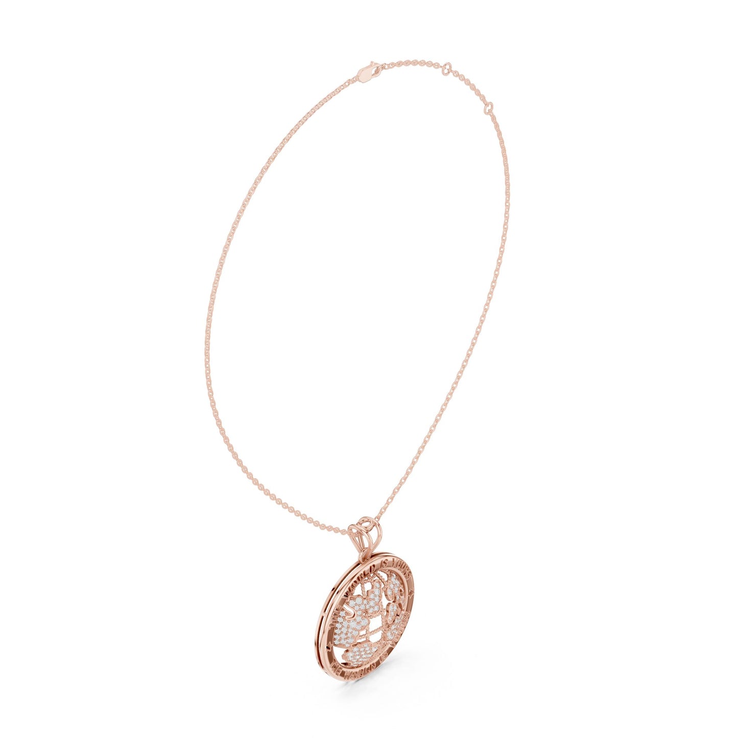 Round Lab Grown Diamond Pendant